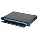 24 Port LC Single-Mode OS2 Terminal Box, Sliding Style, Splice Tray, Includes 1M LC Single-Mode Pigtail and 24 LC Duplex Adapters.